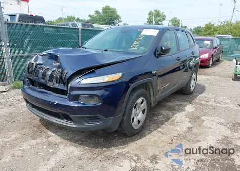 2016 Jeep Cherokee Sport from USA, damaged, VIN 1C4PJMAS3GW268244